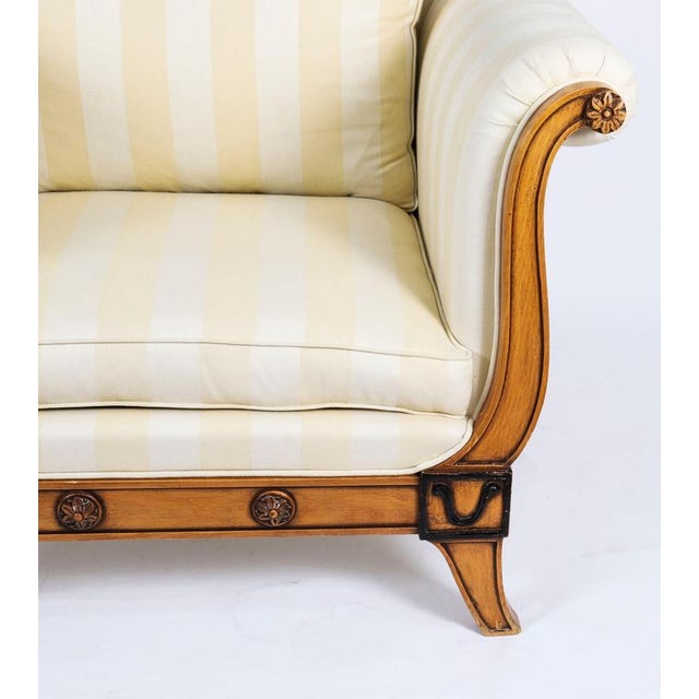 Vintage Biedermeier Revival Birchwood Armchairs from Fratelli Boffi, 20th Century, Set of 2 For Sale - Image 9 of 18