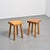 Brown Pine Stools by Charlotte Perriand for Les Arcs, 1980s, Set of 2 For Sale - Image 8 of 13