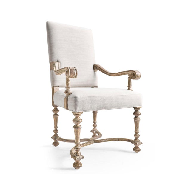 English Early English Upholstered Armchair For Sale - Image 3 of 11