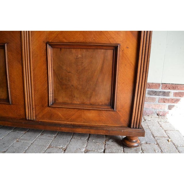 Antique Mahogany and Walnut Cabinet For Sale - Image 6 of 10
