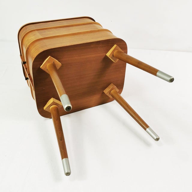 Mid-Century Teak Sewing Organizer, 1960s For Sale - Image 6 of 15