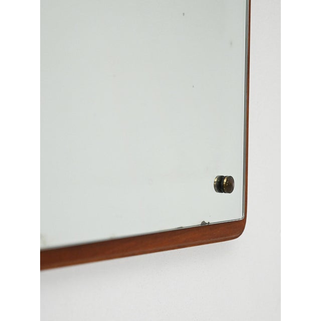 Square Teak Mirror, 1960s-1970s For Sale - Image 3 of 10