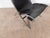 Metal Leather Scissor Chair by Antonio Citterio for Flexform Italia, Circa 1980s For Sale - Image 7 of 18