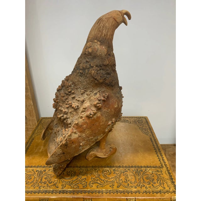 Vintage Folk Art Gourd Falcon Sculpture For Sale In Dallas - Image 6 of 8