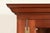 Kittinger Georgian Carved Mahogany Breakfront Bookcase Cabinet For Sale - Image 12 of 18