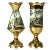 Italian Porcelain Vases from SSF, 1950s, Set of 2 For Sale