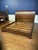 Brown Mahogany King Size Sleigh Bed With Low Footboard by Leighton Hall - Showroom Sample For Sale - Image 8 of 10