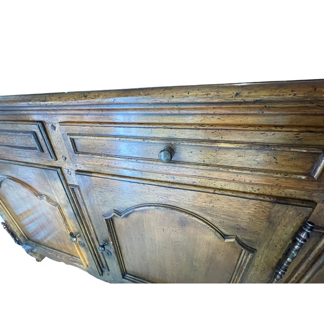1980s Baker Milling Road French Sideboard Media Cabinet For Sale - Image 5 of 5
