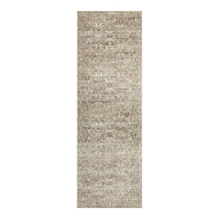 Amber Lewis x Loloi Honora Bark/ Dove 2'-7" x 8'-0" Runner Rug For Sale