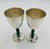 1980s Set of 10 Emilia Castillo Silver-Plated Goblets W/ Verdigris Stems For Sale In Los Angeles - Image 6 of 18