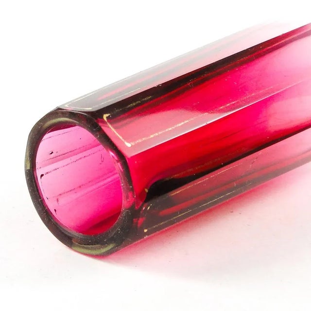 1930s Art Deco Vase from Moser, Former Czechoslovakia, 1930s For Sale - Image 5 of 8