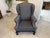 Vintage Lounge Chair in Grey Fabric For Sale - Image 17 of 18