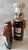 Vintage hand carved wooden folk art wine bottle holder in the shape of an Italian chef. Fun host gift or bar display....