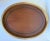 Neoclassical Traditional Neoclassical Oval Wood and Brass Footed Tray For Sale - Image 3 of 12