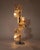 A sculptural Mid-Century Murano glass floor lamp by Toni Zuccheri for VeArt, dating to the 1970s. It features a vertical...