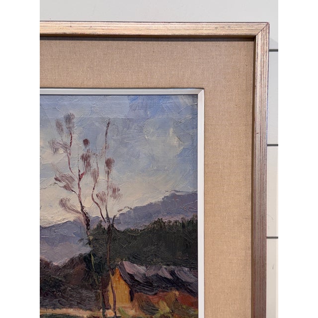 Early 20th Century 20th Century Oil "The Amblève River" For Sale - Image 5 of 9