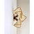Glass Amber Rondini Murano Glass Gold Wall Sconces by Simoeng, Set of 2 For Sale - Image 7 of 9