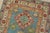 Kazak Runner 2’9” X 6’6” Blue Wool Tribal Hand-Knotted Oriental Rug For Sale In Philadelphia - Image 6 of 11