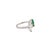 Emerald Natural Zambian Emerald 1.80cts & diamond 1.26cts Ring in 18k Gold For Sale - Image 8 of 18