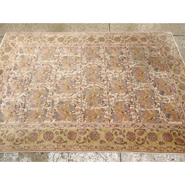 Galerie Shabab Collection Early 20th Century Indian Lahore Throw Rug For Sale - Image 4 of 6