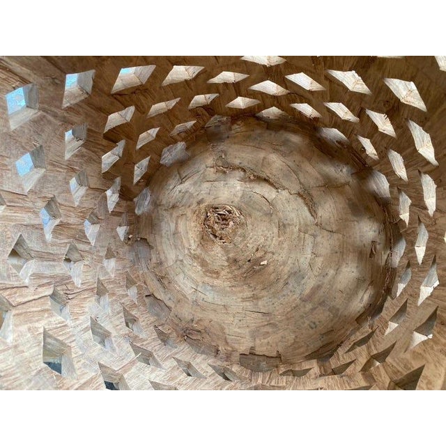 Brown Handcrafted Coffee Table by Delgo Ako For Sale - Image 10 of 11