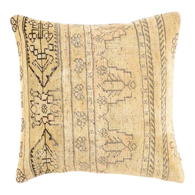 Pasargad DC Vintage Hand Knotted Rug Turkish Pillow For Sale