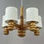 Scandinavian Pine & Fabric 5-Light Chandelier, Sweden, 1970s For Sale - Image 14 of 17
