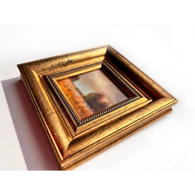 Realism Framed Moody Painting Original Landscape by Valeriya Serova For Sale - Image 6 of 8