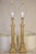 1930s Neoclassical Ionic Column Plaster Table Lamps XL 44" - a Pair For Sale - Image 9 of 9