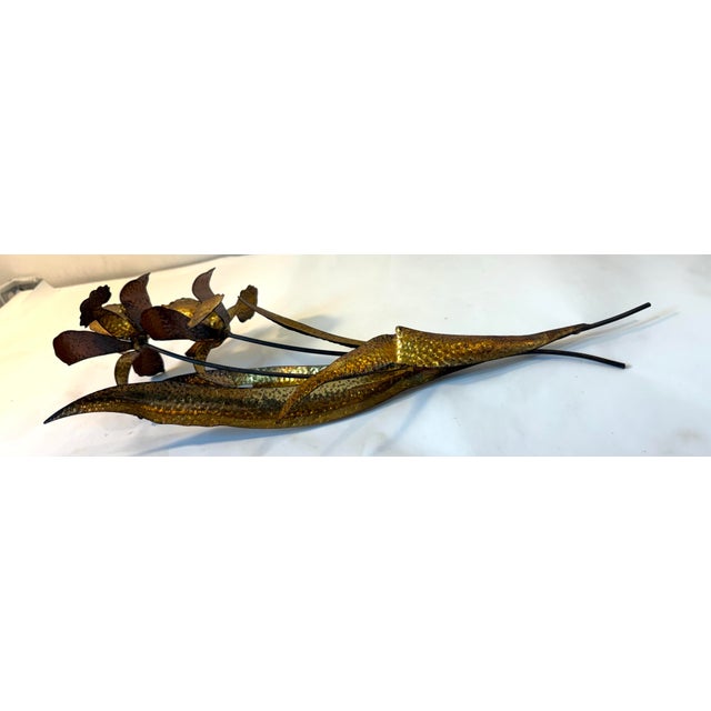Mid Century Brutalist Metal Wall Art For Sale In Dallas - Image 6 of 7