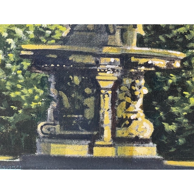 Original Scottish Painting of Edinburgh Castle & Ross Fountain by Vikki Hastings – Framed Cityscape” For Sale - Image 14 of 18