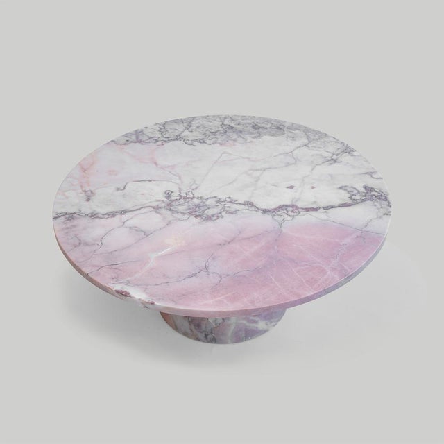 Pink Marble Cone Cofee Table by Kiwano Concept For Sale - Image 4 of 5