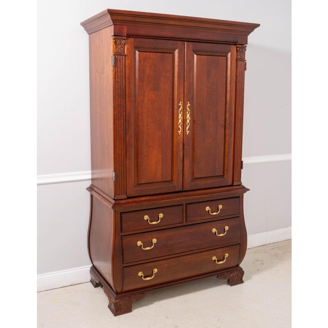 Age: Approx 20 Years Old Details: Cherry Bracket Feet Dovetailed Drawer Construction High Quality Construction Large...