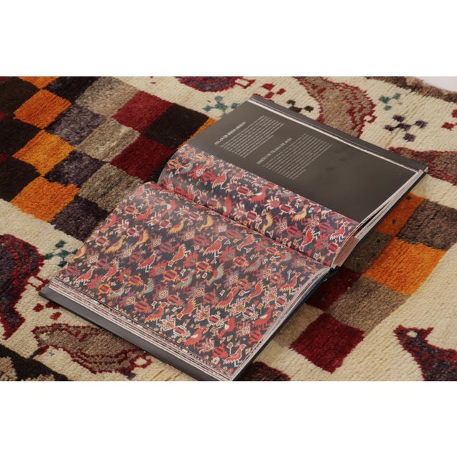 Vintage Persian Gabbeh Rug, Checkerboard and Bird Pictorials - Rug & Kilim For Sale - Image 9 of 10