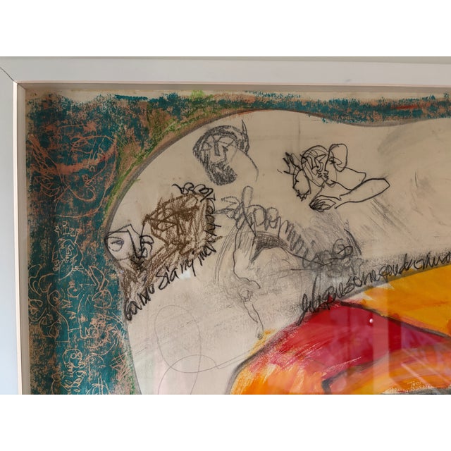 1990s Original Artwork by Unknown Latin American Artist For Sale - Image 17 of 18
