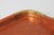Vintage Teak & Brass Serving Tray For Sale - Image 9 of 11