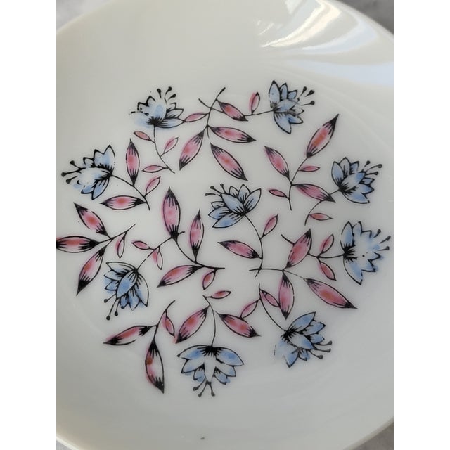 Vintage Japanese Butter Pat Plates - Set of 4 For Sale - Image 4 of 8