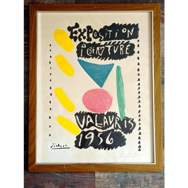 Pablo Picasso, Rare Hand-Signed Lithograph, Vallauris 1956 For Sale - Image 6 of 6