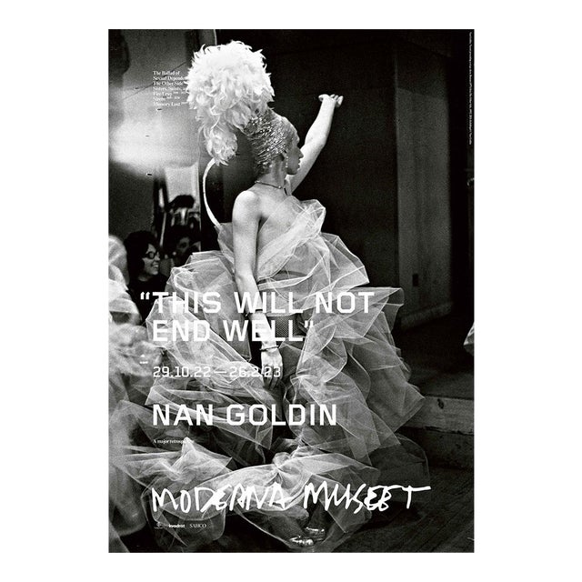 Nan Goldin Naomi Presenting a Stage Show Official Exhibition Poster For Sale