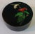 Nice vintage hummingbird design coaster in case - made in Japan