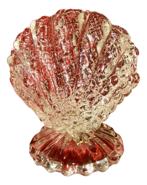 Conchiglia Murano Shell Table Lamp attributed to Barovier and Toso, Italy, 1940s