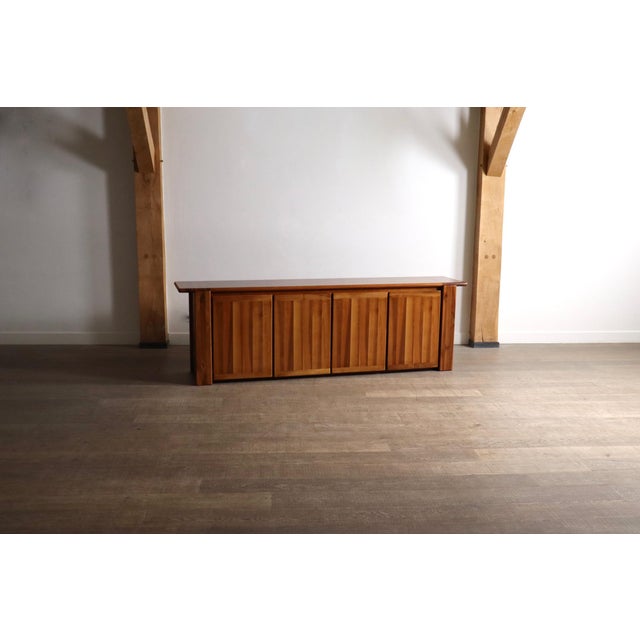 Wood Sapporo Sideboard by Mario Marenco for Mobil Girgi, Italy, 1970s For Sale - Image 7 of 16