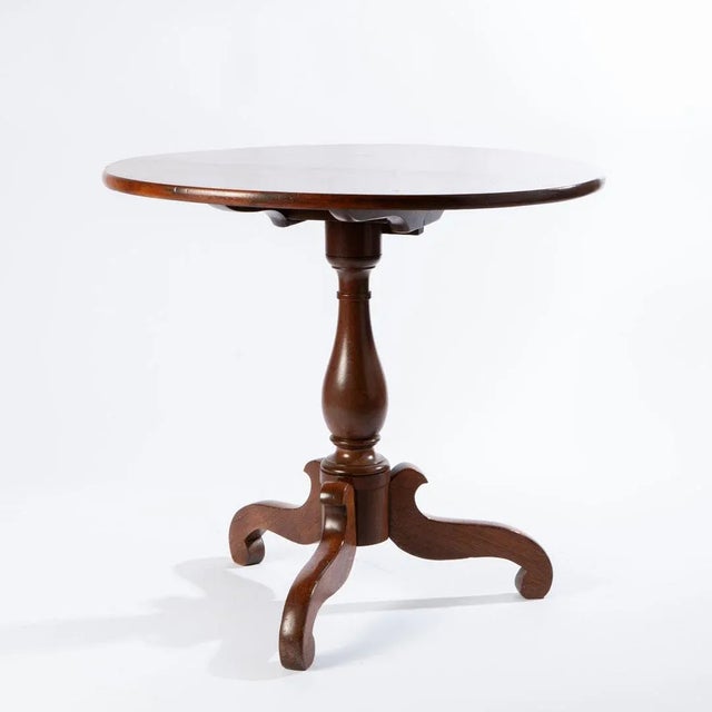 Wood 19th Century Walnut Tilt Top Table For Sale - Image 7 of 12