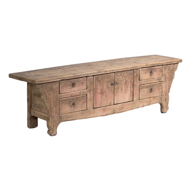Vintage Pine Low Sideboard, 1920 For Sale