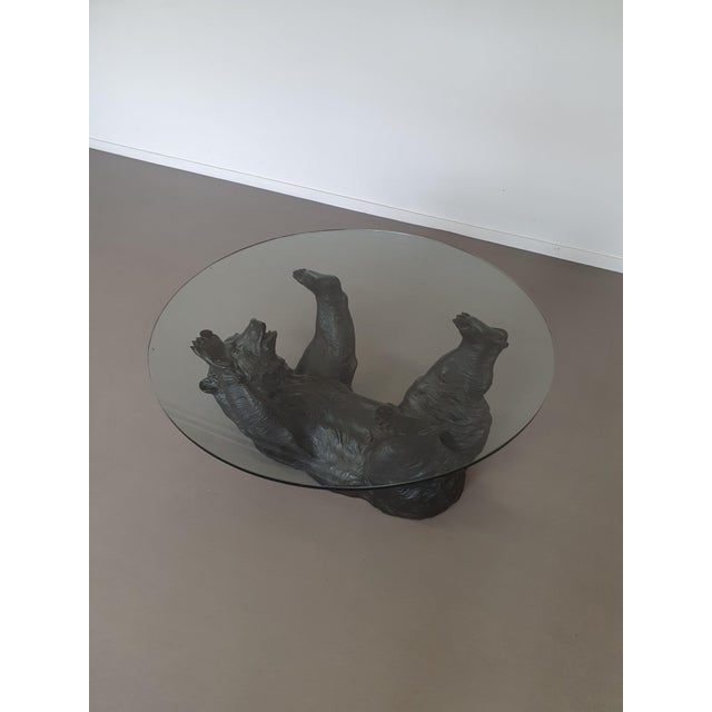 Bear Coffee Table in Bronze For Sale - Image 6 of 18