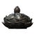 Bronze Lotus Incense Burner With Bud Finial — Gilded Accents, Tripod Form For Sale
