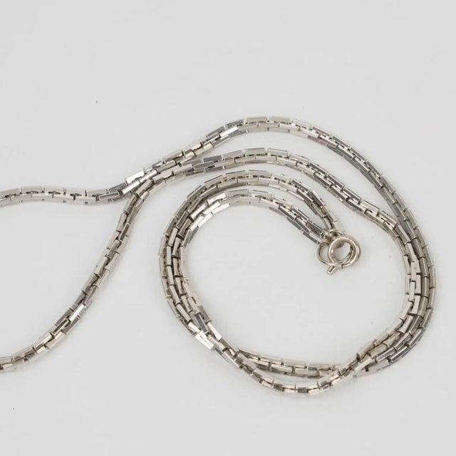Camille Faure School Limoges France Necklace with Blue Enamel Pendant For Sale - Image 11 of 12