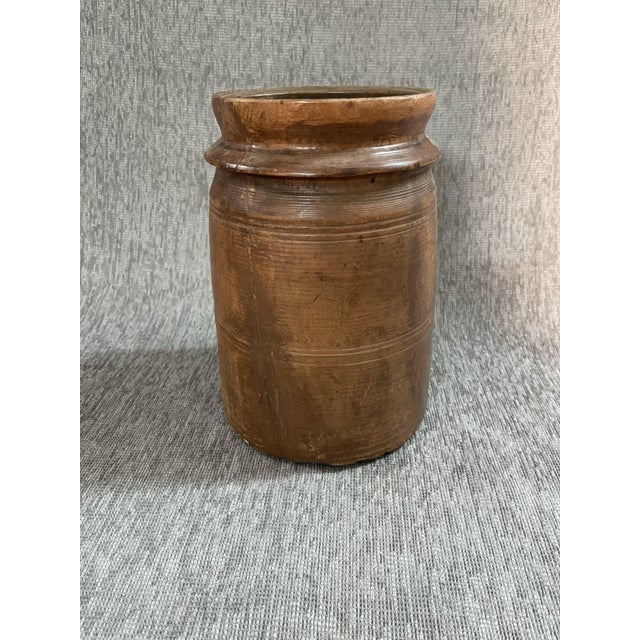 Wood Himachal Pot, 1950s For Sale - Image 3 of 8