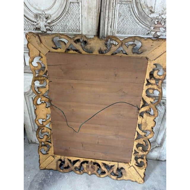Antique Carved Mirror, 19th Century For Sale - Image 10 of 11