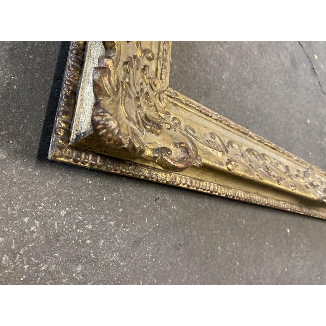 Large Impressionist Wooden Frame, France, 1880s For Sale - Image 9 of 18